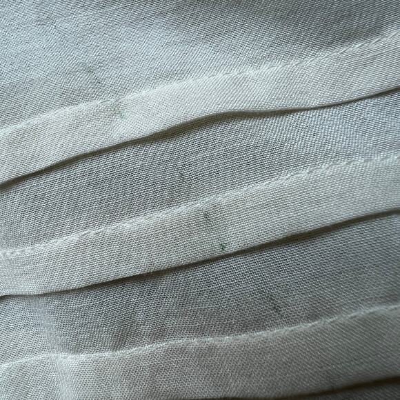 J Crew Petite Milano Dress In Cotton Voile XXS Petite Albescent Yellow FLAW - Picture 15 of 16